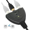 Conmutador de vídeo Techly IDATA HDMI-3F30