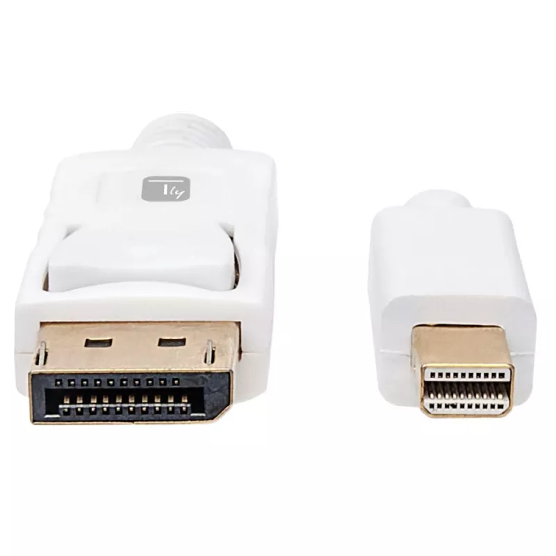 Cable DisplayPort Techly ICOC MDP-020T4K 2 m Mini DisplayPort Blanco