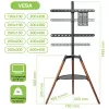 Soporte de TV Techly ICA-TR58 165,1 cm (65