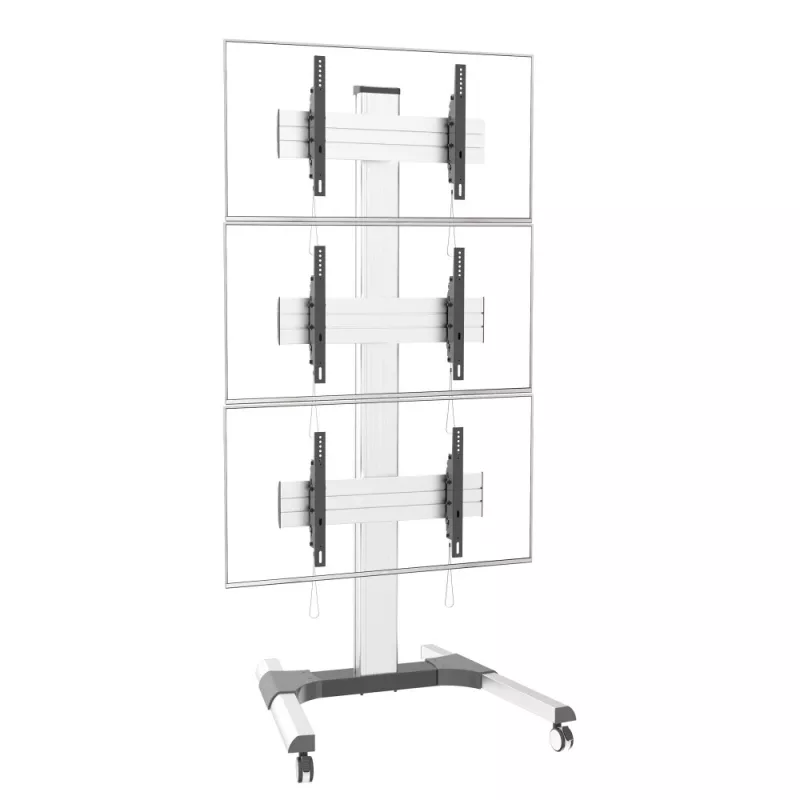 Soporte de suelo Techly para 3 TVs LCD/LED 32-55
