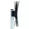 Soporte de suelo con bandeja Techly para TV LCD/LED 37-86 inch, 200 x 200 mm, 600 x 400 mm, -10 - 5°, 180°, Aluminio, Plástico, Acero, Negro, Gris
