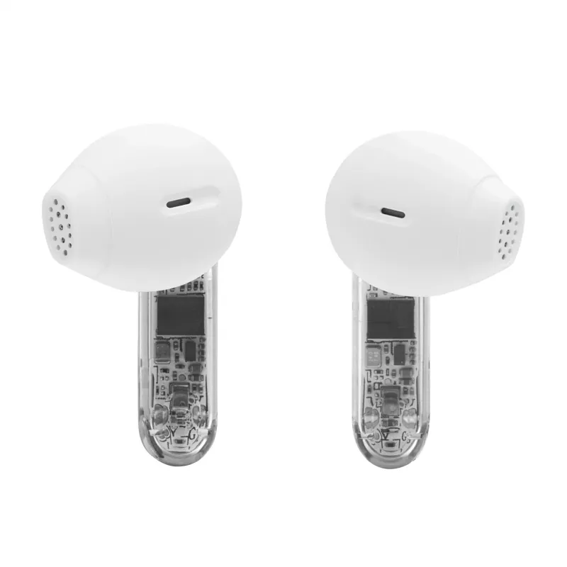 Auriculares JBL Tune Flex 2 Ghost Edition — True Wireless (TWS) In-Ear, Bluetooth, 20–20000 Hz, Blanco
