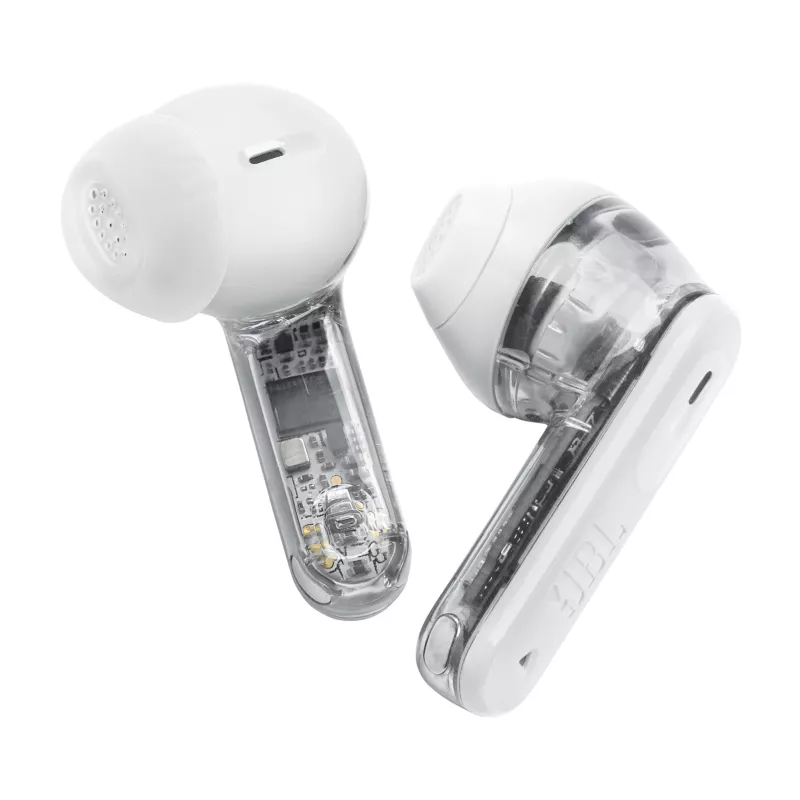 Auriculares JBL Tune Flex 2 Ghost Edition — True Wireless (TWS) In-Ear, Bluetooth, 20–20000 Hz, Blanco