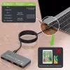 Conmutador KVM Techly IDATA KVM-DPC8K Gris