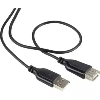 Cable USB 2.0 Renkforce RF-4080795, USB-A a USB-A, 1 m, negro