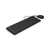 Hama CKM-200 Teclado ratón incluido Home/Office USB QWERTZ Alemán Negro