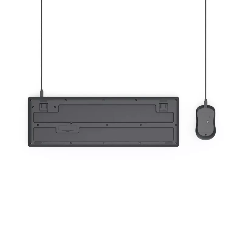 Hama CKM-200 Teclado ratón incluido Home/Office USB QWERTZ Alemán Negro