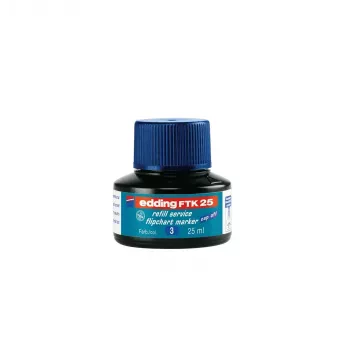 Recarga para rotulador Edding 4-FTK25003, tinta azul, 25 ml