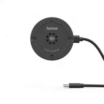 Hama 00201756 cargador móvil universal negro USB carga inalámbrica para interiores