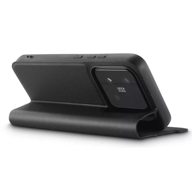 Funda tipo folio para móvil HAMA Daily Protect para Xiaomi 15T Pro — compatible con pantallas de 17,4 cm (6,83 inch), negra, 2 compartimentos para tarjetas, soporte de mesa