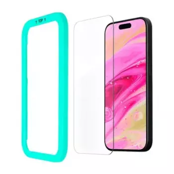 Protector de pantalla/trasera LAUT L_IP23A_PG para Apple iPhone 15, cristal/plástico transparente, 1 ud.