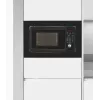 Microondas con grill integrable Exquisit EMW20.1 G — 20 l, 800 W, negro, manejo por botones y mando giratorio, pantalla integrada