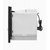 Microondas con grill integrable Exquisit EMW20.1 G — 20 l, 800 W, negro, manejo por botones y mando giratorio, pantalla integrada