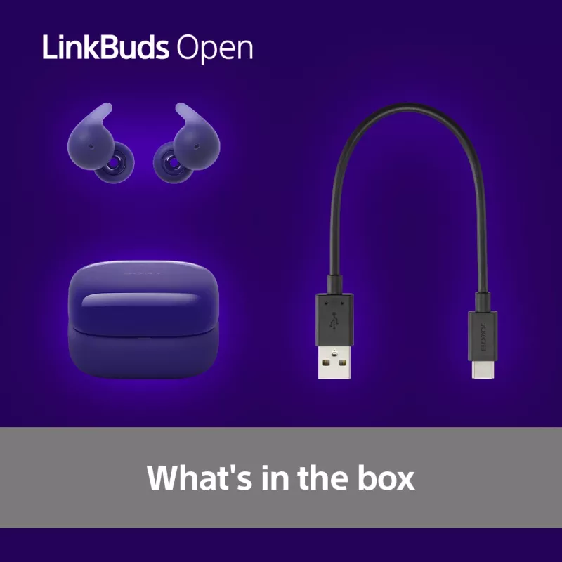Sony LinkBuds Open WFL910V Auriculares/Headset inalámbricos in-ear llamadas/música Bluetooth violeta