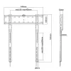 Techly ICA-PLB 734F Soporte de pared para TV 165,1 cm (65