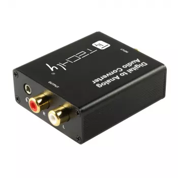 Techly IDATA SPDIF-9 Convertidor de audio negro