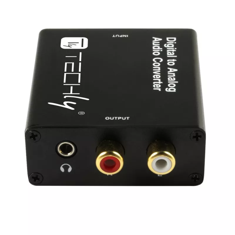Techly IDATA SPDIF-9 Convertidor de audio negro