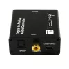 Techly IDATA SPDIF-9 Convertidor de audio negro