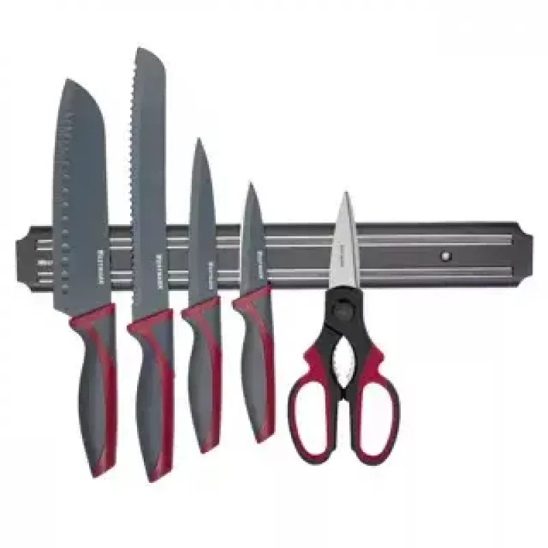 Bloque magnético para cuchillos Westmark negro ABS 380 mm de ancho