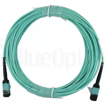 Cable de fibra óptica BlueOptics CBX-STC012BPF-MXXN-MXXN-020M-MTP OM4 20m turquesa