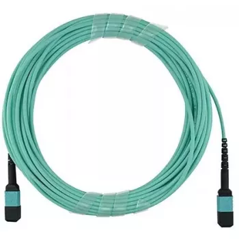Cable de fibra óptica BlueOptics CBX-STC012BPF-MXXN-MXXN-020M-MTP OM4 20m turquesa