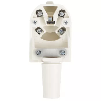 Conector macho eléctrico Hama 00220799 blanco