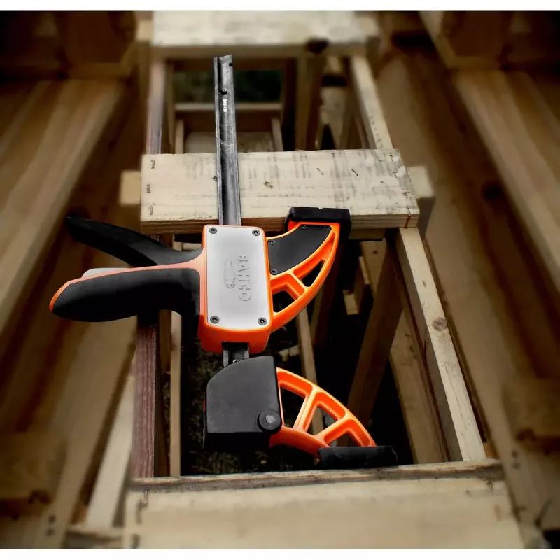 Abrazadera de trinquete Bahco QCB-150 15 cm negro naranja
