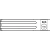 Bosch 1 618 609 003 SDS-max Portaherramientas para martillo de bujardar y placas apisonadoras, 220 mm