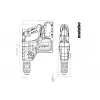 Martillo perforador Metabo KH 18 LTX BL 28 Q 1000 RPM SDS Plus