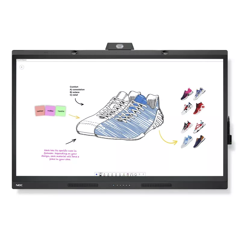 NEC WD551 Pizarra interactiva 139,7 cm (55 pulgadas) 3840 x 2160 píxeles Pantalla táctil