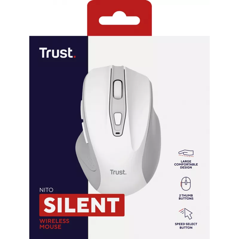 Trust Nito Ratón Universal Diestro RF Wireless Óptico 2200 DPI