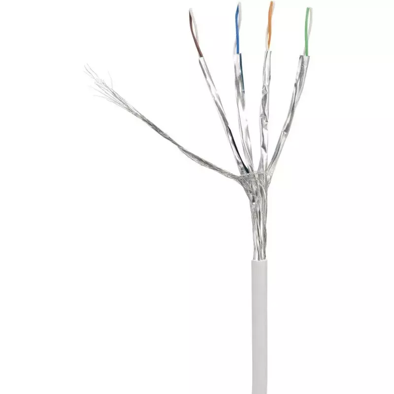 Cable de red Renkforce RF-4149858 0,25 m Cat6a S/FTP Gris