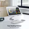Techly hub USB-C 8 en 1 soporte para tablet con docking station