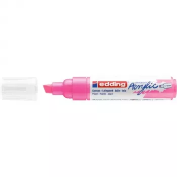 Rotulador Edding 5000 punta cincel rosa 1 ud.