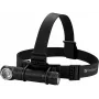 Sandberg Linterna frontal 1000 Pro, linterna de cabeza, negra, aluminio, IP66, LED, 25 lm