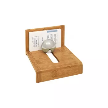 Portatarjetas de visita WEDO 61 1407 — bambú, 114×100×69 mm