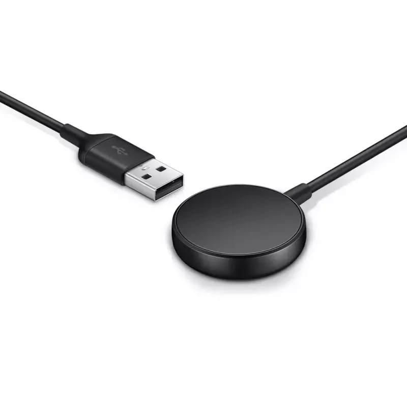 Samsung EP-OR825 Smartwatch negro USB carga inalámbrica para interiores