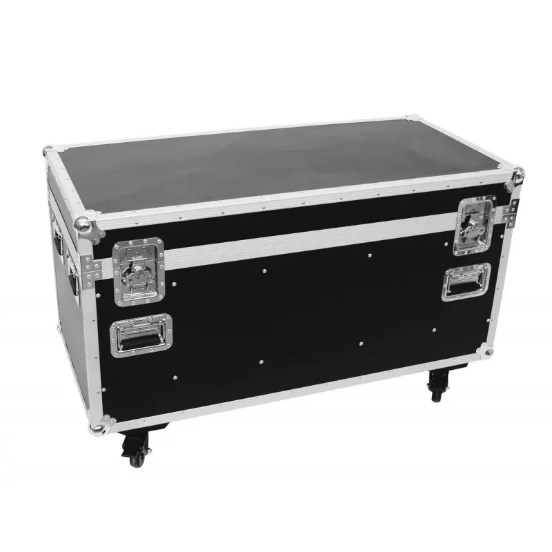 Flightcase Roadinger 30126412 contrachapado negro plata 38 kg