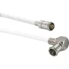 Cable coaxial Schwaiger MMC15 052 1,5 m Mini D F blanco