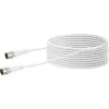 Cable coaxial Schwaiger KDAK100 532 10 m Type-F blanco