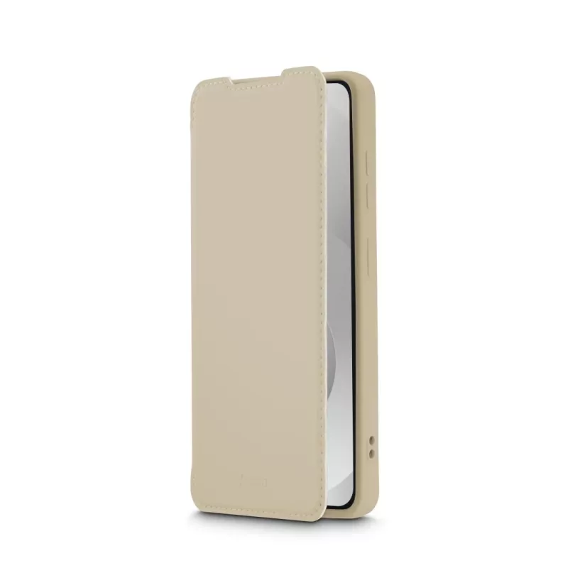 Hama Fantastic Feel funda tipo libro para teléfono Samsung Galaxy S26, beige
