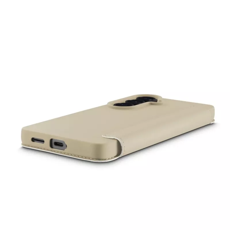 Hama Fantastic Feel funda tipo libro para teléfono Samsung Galaxy S26, beige