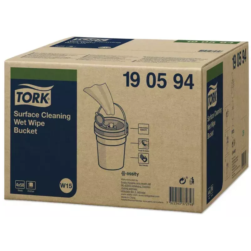 Tork 190594 toallitas para preparación de superficies, blancas