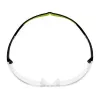 Gafas de seguridad 3M SF4000CC1 — gafas de protección de plástico, lente transparente, negro/verde