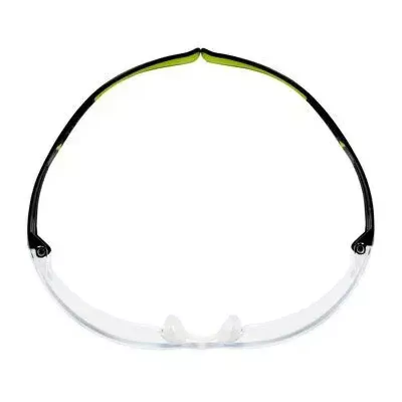 Gafas de seguridad 3M SF4000CC1 — gafas de protección de plástico, lente transparente, negro/verde