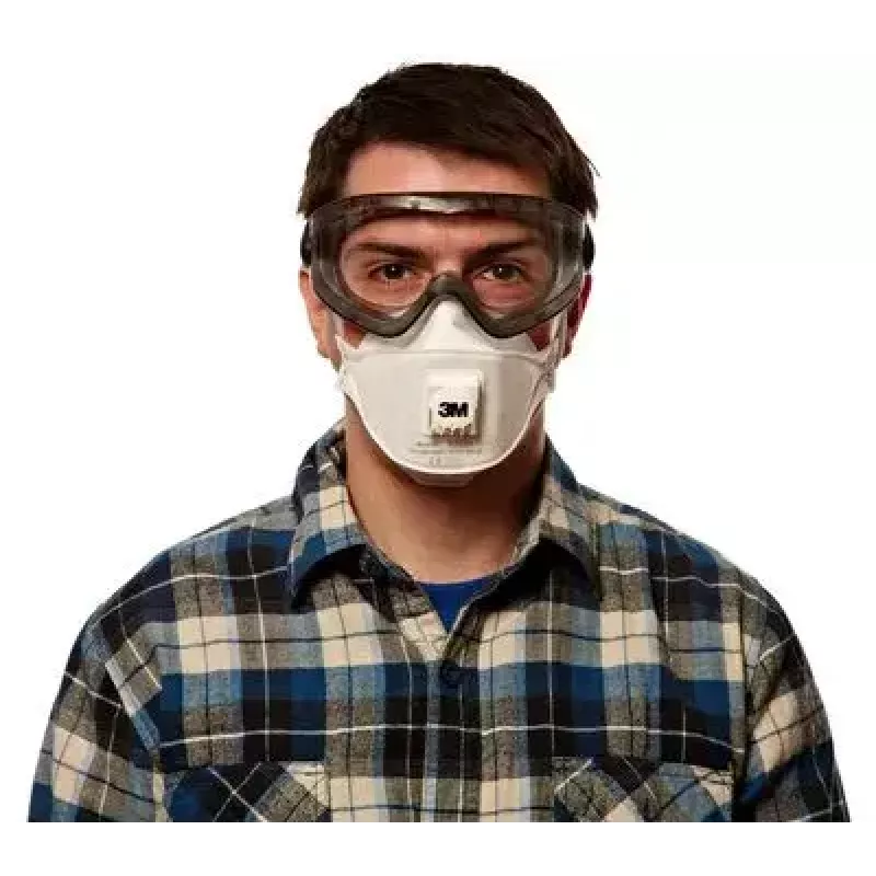 Mascarilla antipolvo 3M 9322C2 FFP2 semimáscara filtrante, blanca, pack de 2