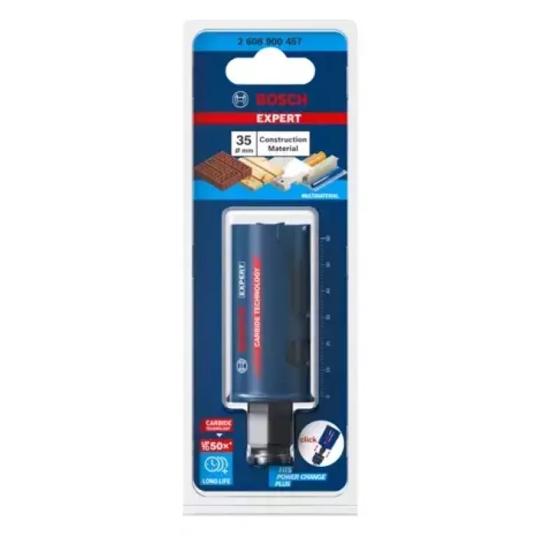 Sierra de corona Bosch 2 608 900 457 3,5 cm para ladrillo, pladur, madera blanda