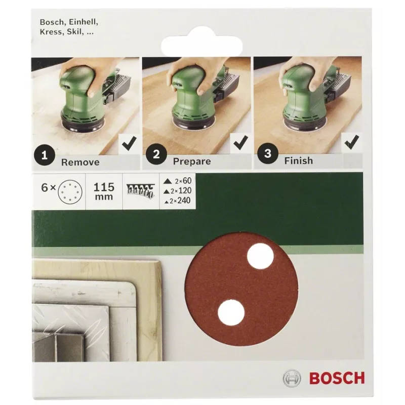 Bosch 2609256A26 5 uds. platos de lijado