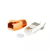 Conector de cable RJ-45 ShiverPeaks BS72067-O conector macho naranja