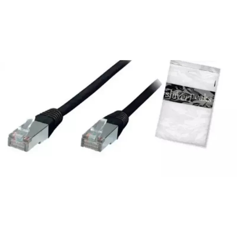 Cable de red ShiverPeaks BS75111-S 1 m Cat5e F/UTP negro